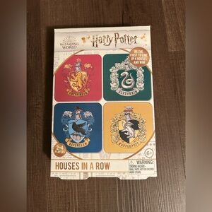 Harry Potter Hogwarts Houses in a Row Open Box Never Used